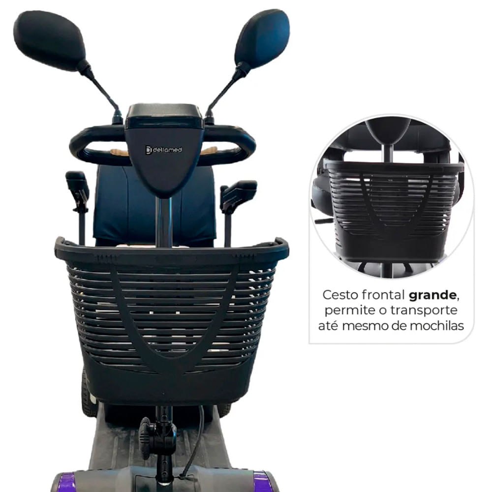 Scooter Elétrica LB até 136kg Dellamed
