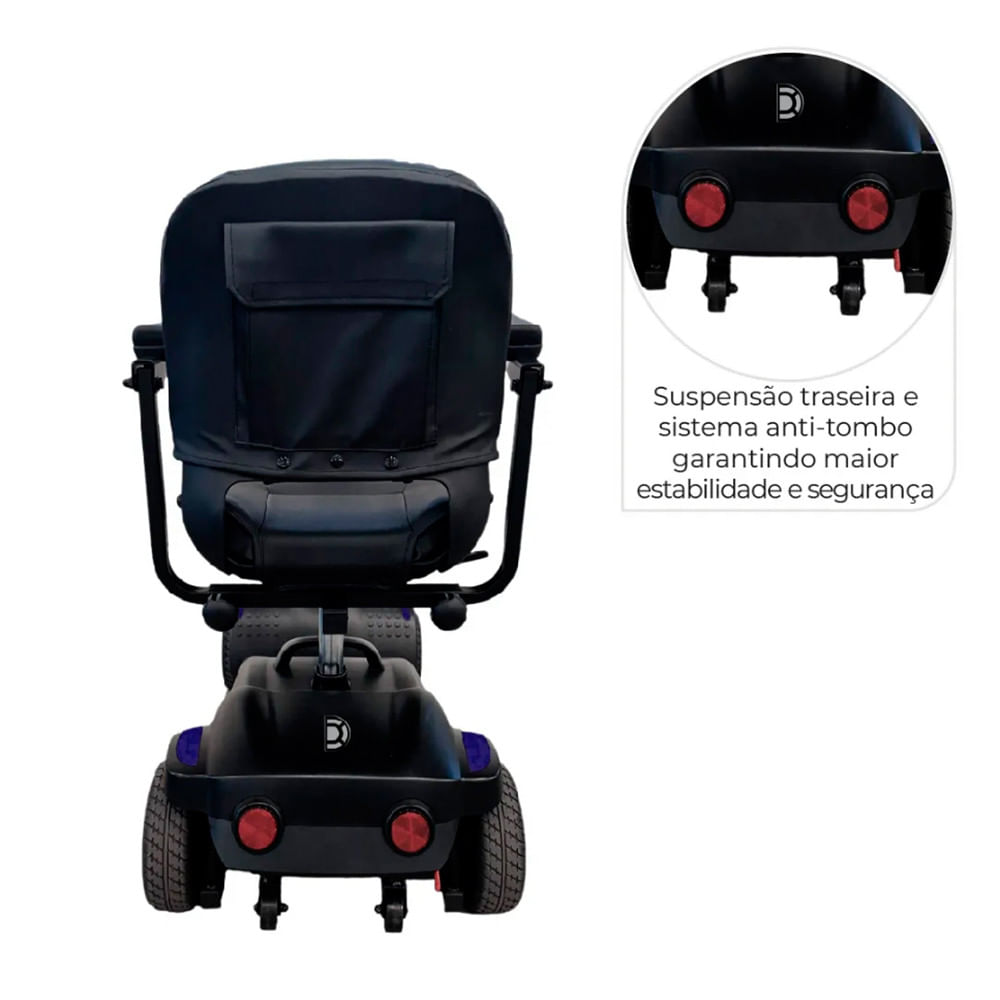 Scooter Elétrica LB até 136kg Dellamed