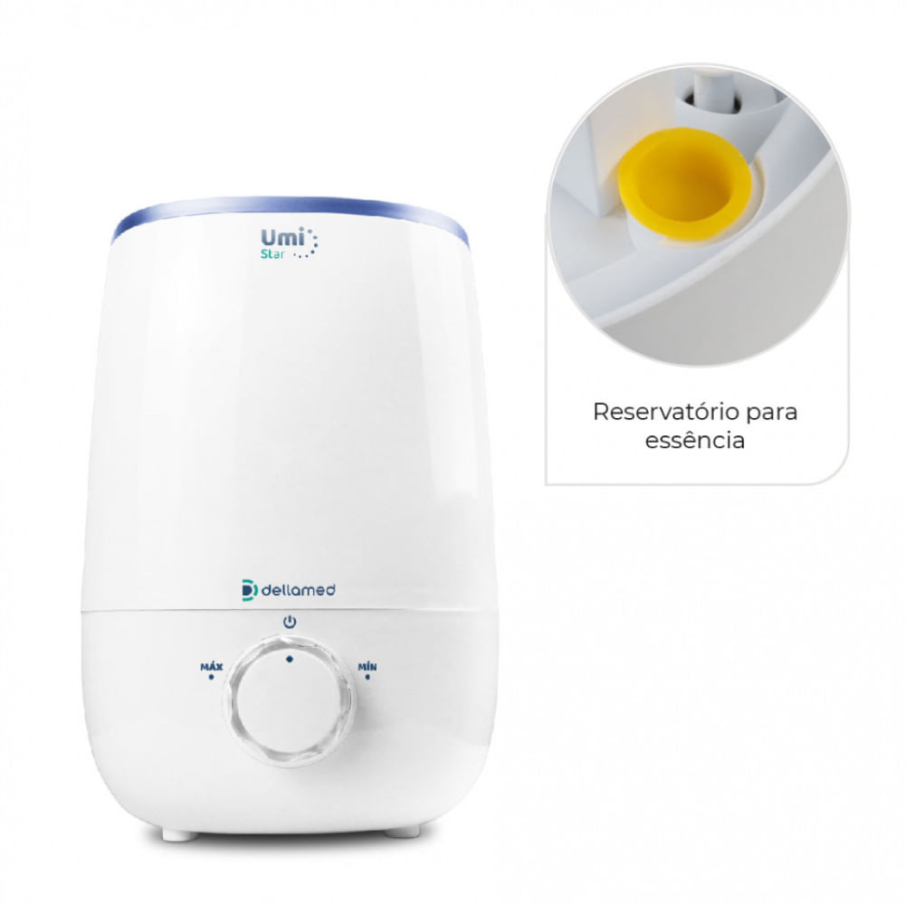 Umidificador de Ar Ultrassônico 3,4L Umi Star Dellamed