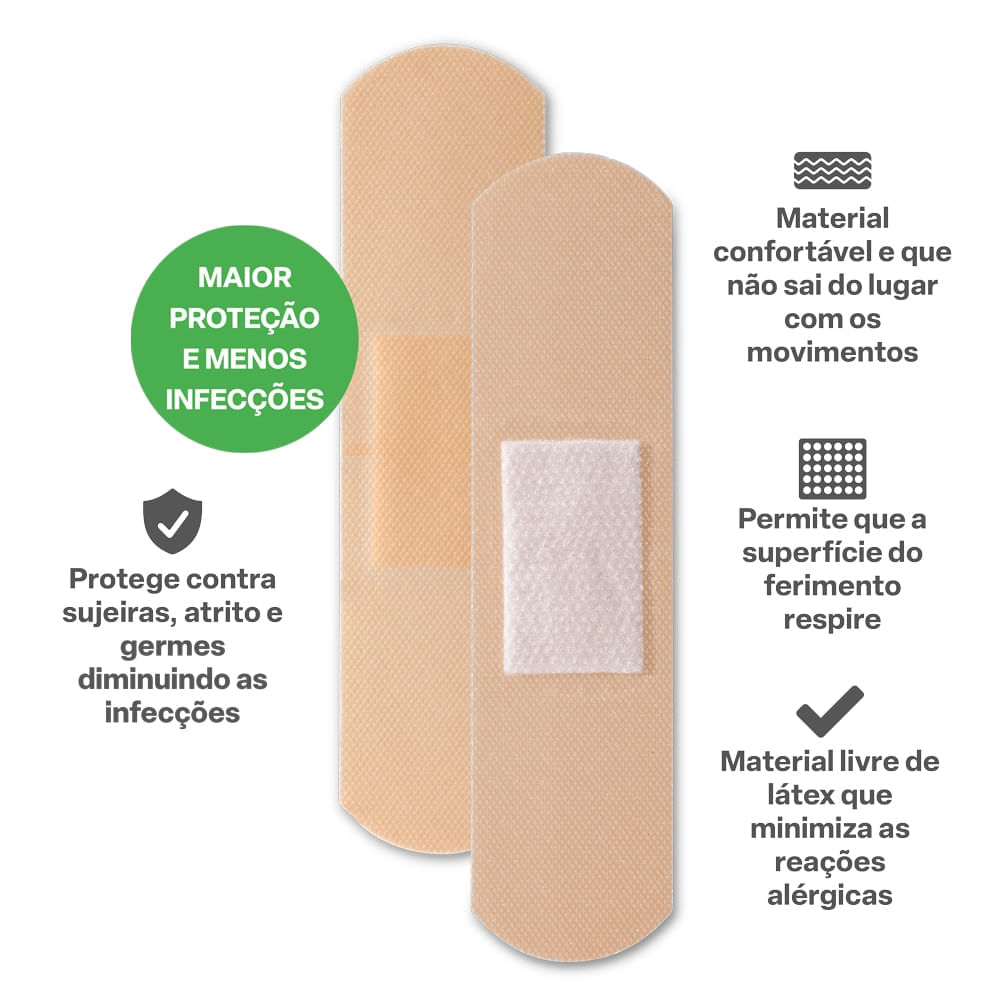 Curativo Tradicional Caixa com 8 Unidades Multi Saúde HC490