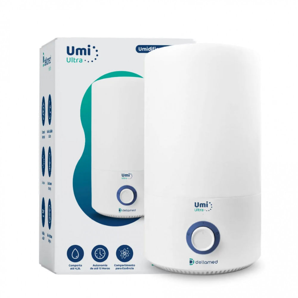 Umidificador de Ar Ultrassônico 4,3L Umi Ultra Dellamed