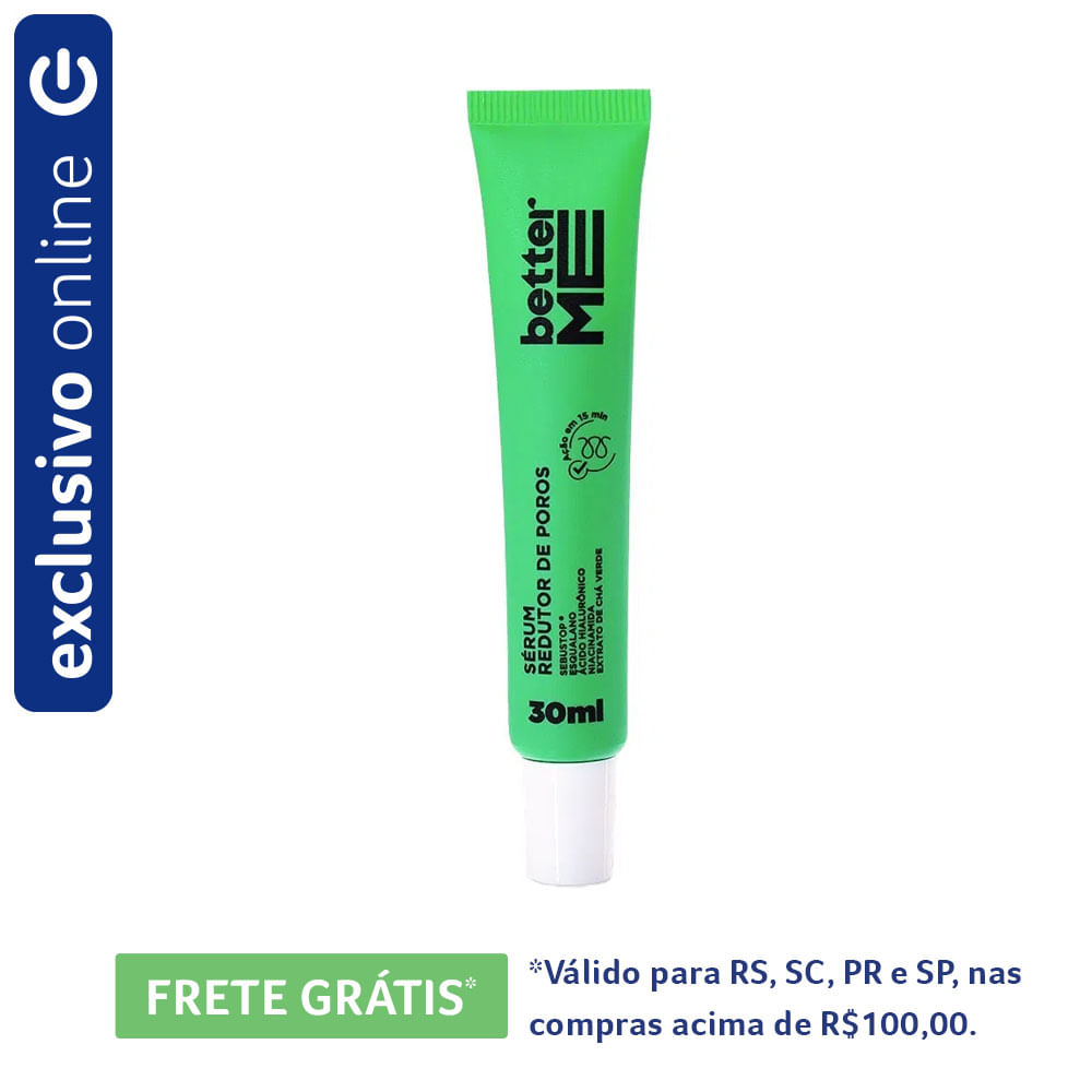Sérum Redutor de Poros Better Me 30ml