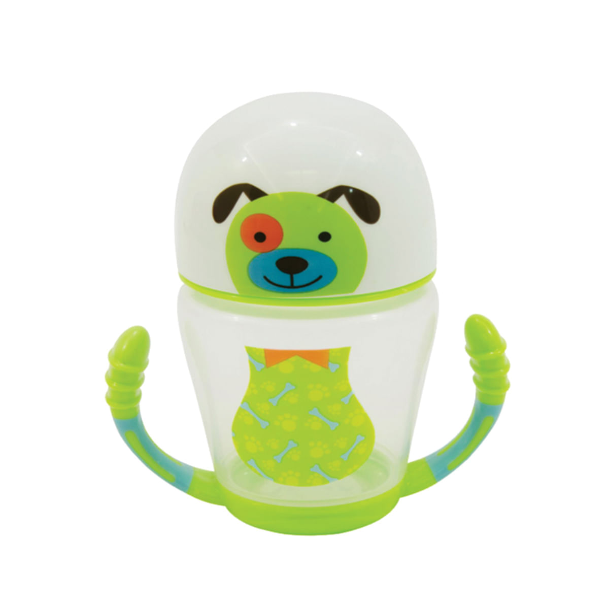 Kit Refeição Infantil Com Prato Copos e Chupeta Azul Kitstar