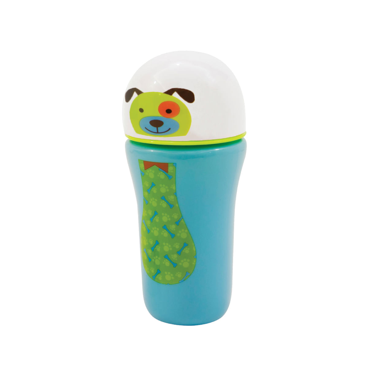 Kit Refeição Infantil Com Prato Copos e Chupeta Azul Kitstar