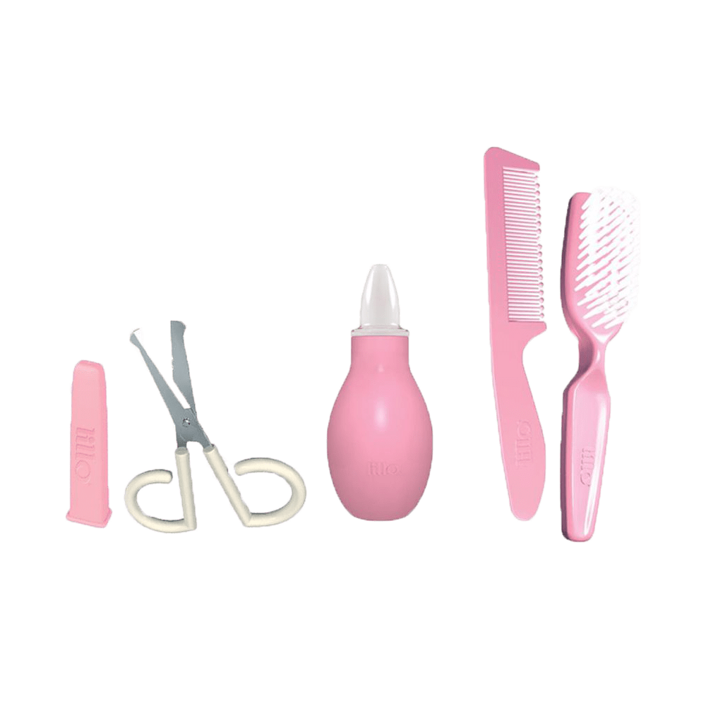 Kit De Higiene Para Recém Nascido Lillo Rosa