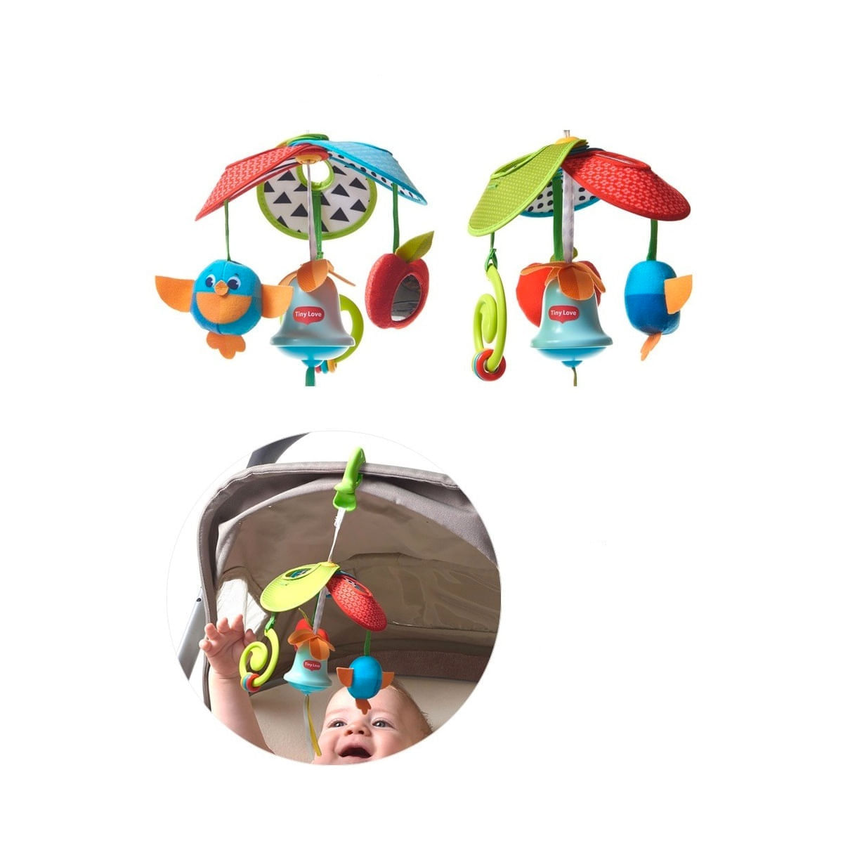 Mini Móbile Portatil Divertido Pack & Go Meadow Days Tiny Love