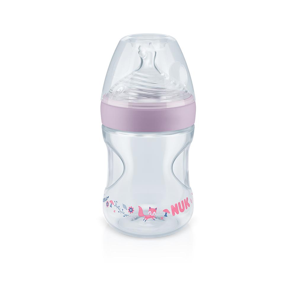 Mamadeira NUK Smart Flow Anticólica Essence Rosa 150 ml Girl