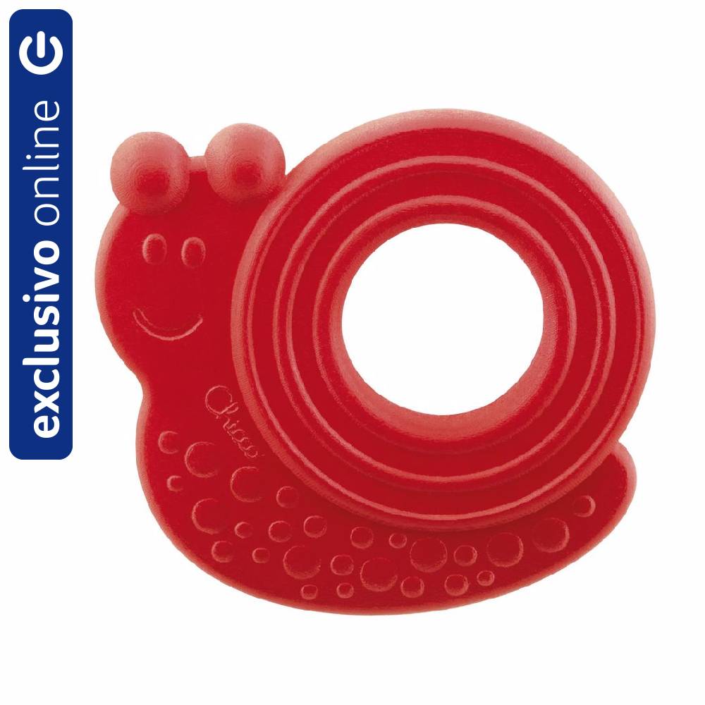 Mordedor Molly Eco Chicco Caracol Vermelho