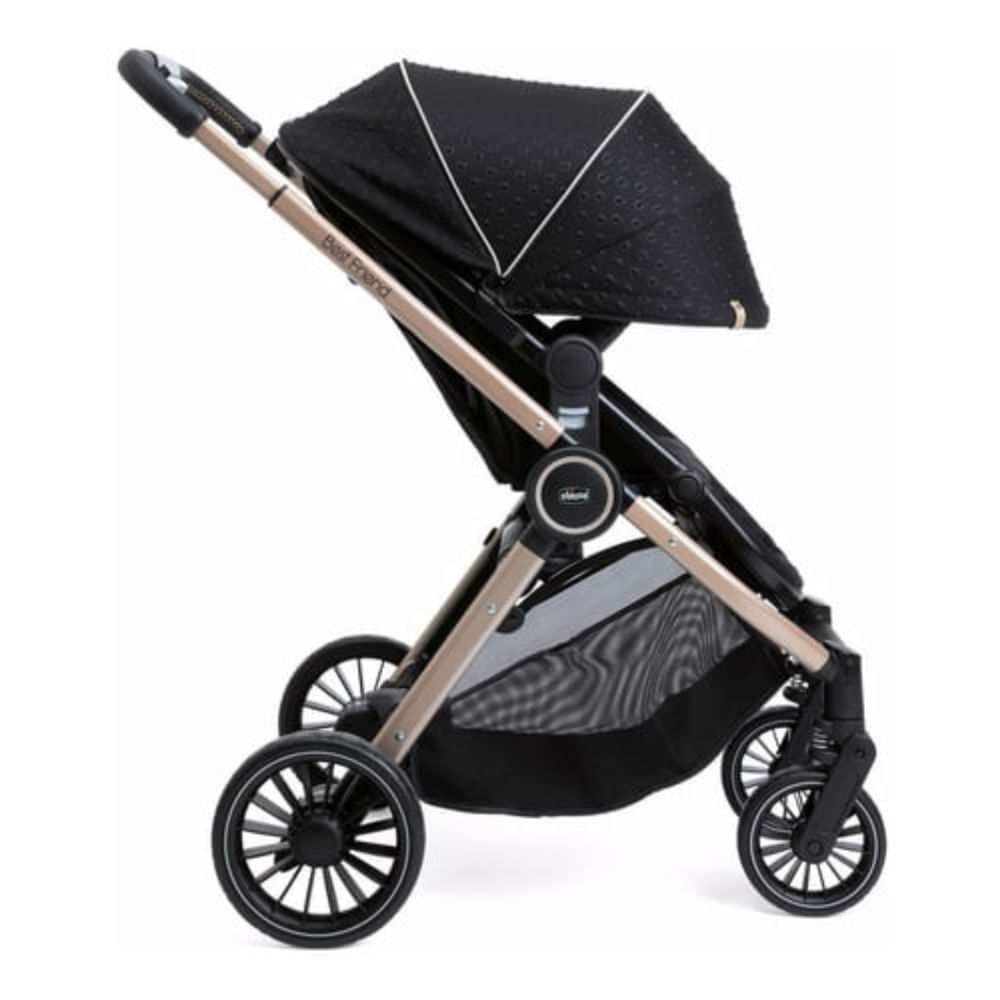 Carrinho de Bebê Best Friend Pro Chicco Black Re Lux