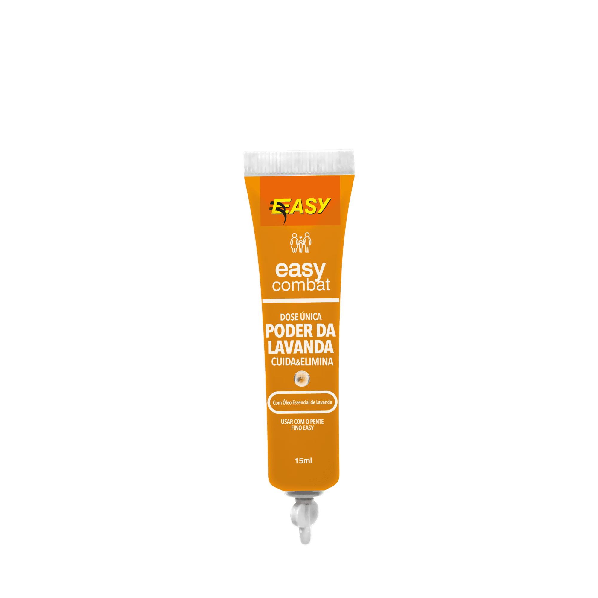Kit econômico Easy Combat Dose Única Antipiolho + Pente de Combate