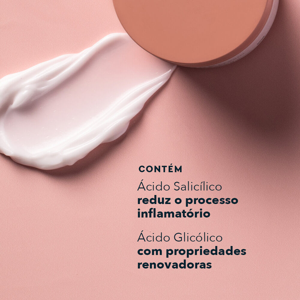 Hidratante Facial com Ácido Salicílico  Acne Care Cream 50g Oceane