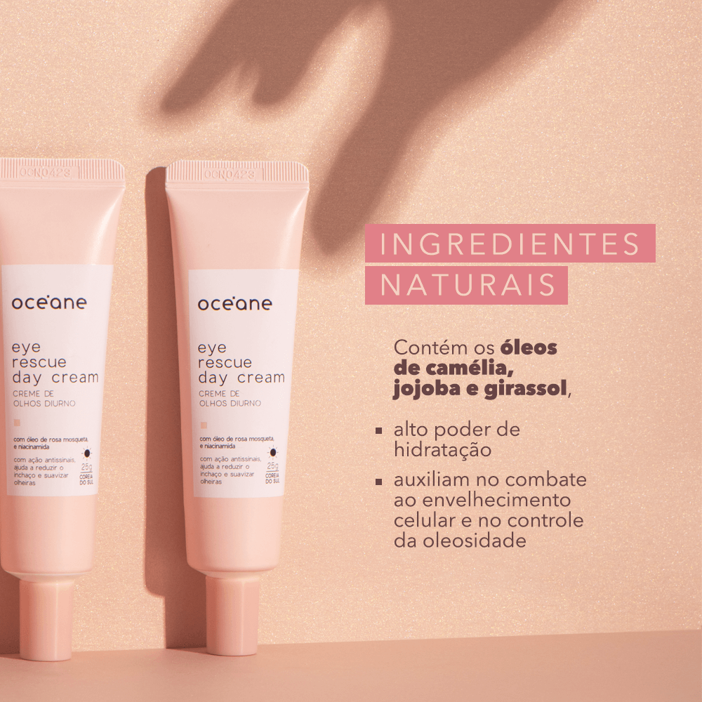 Creme Antissinais Diurno Para Área Dos Olhos  Eye Rescue Day Cream 25g Oceane