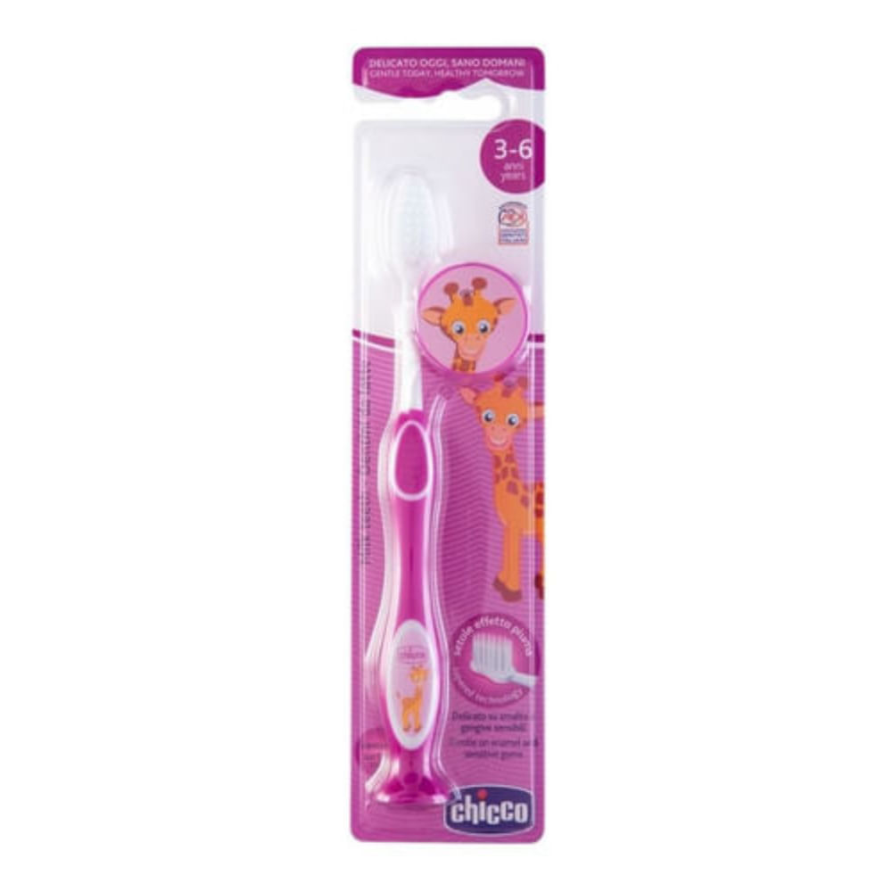 Escova De Dentes Chicco 3A+ Roxa