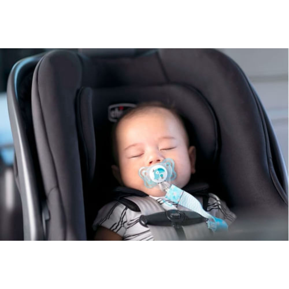 Prendedor De Chupeta Fashion Clip Chicco Azul