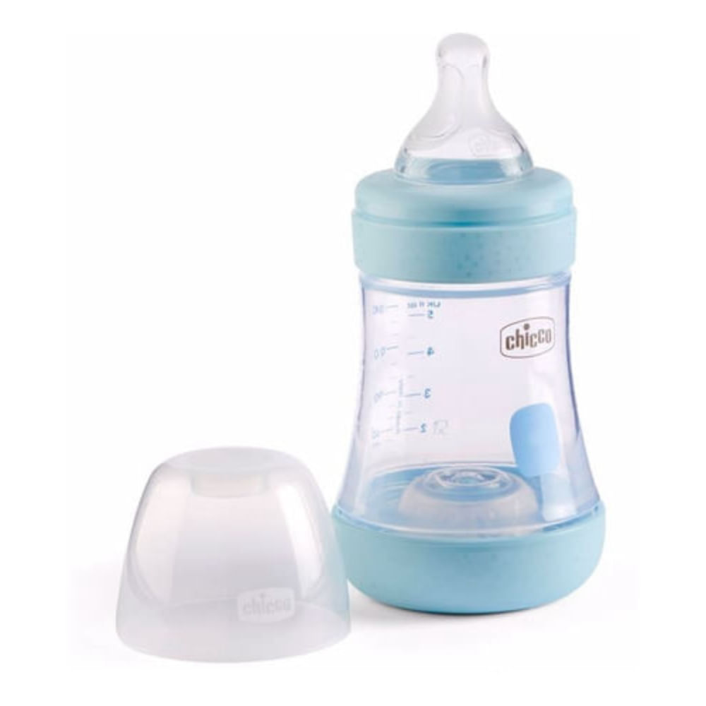 Mamadeira Perfect 5 150ML Fluxo Inicial Chicco Azul