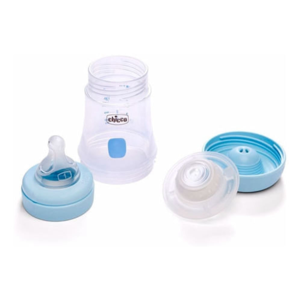 Mamadeira Perfect 5 150ML Fluxo Inicial Chicco Azul