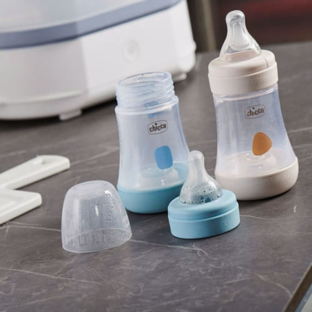 Mamadeira Perfect 5 150ML Fluxo Inicial Chicco Azul
