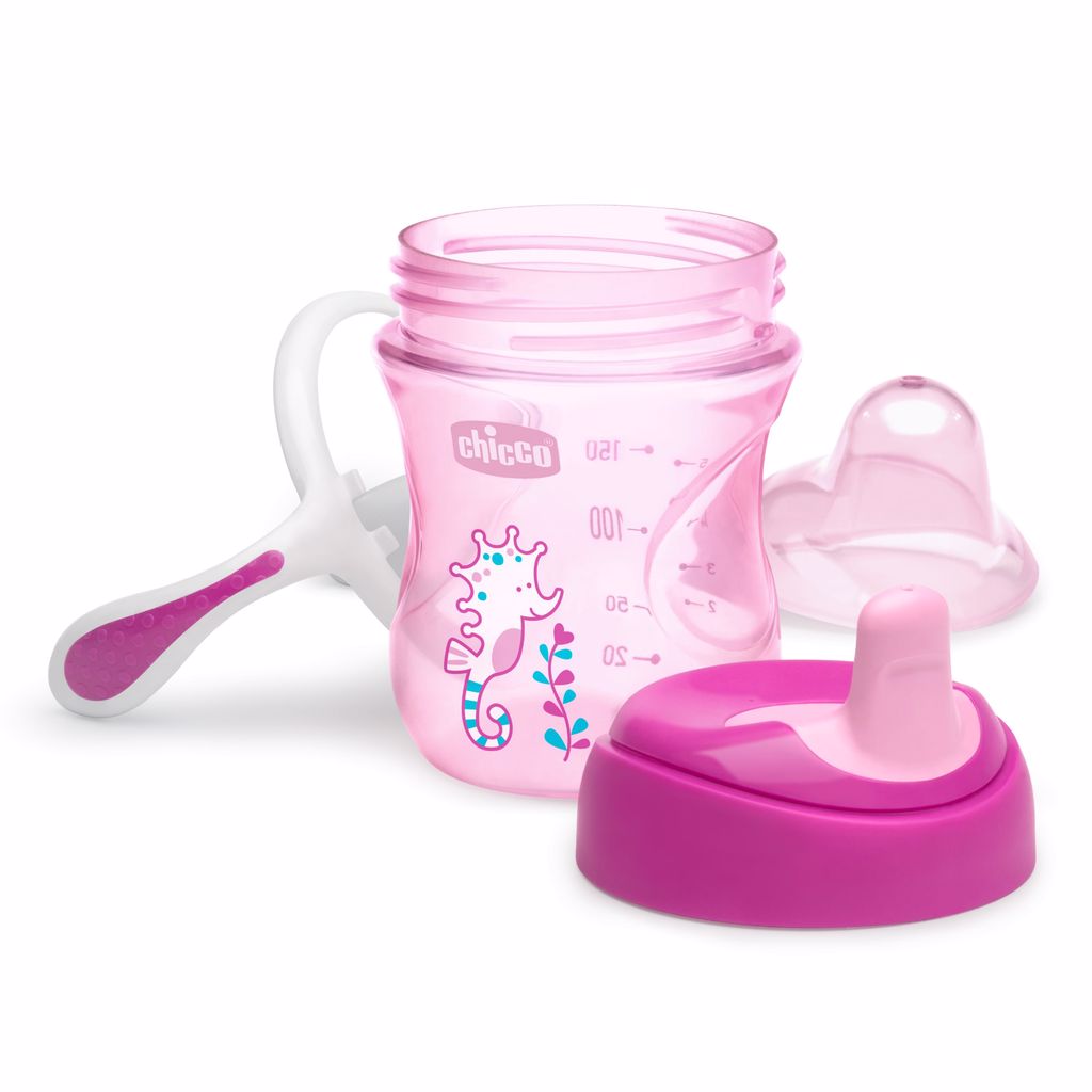 Copo De Aprendizagem Girl Chicco 6m+ Rosa
