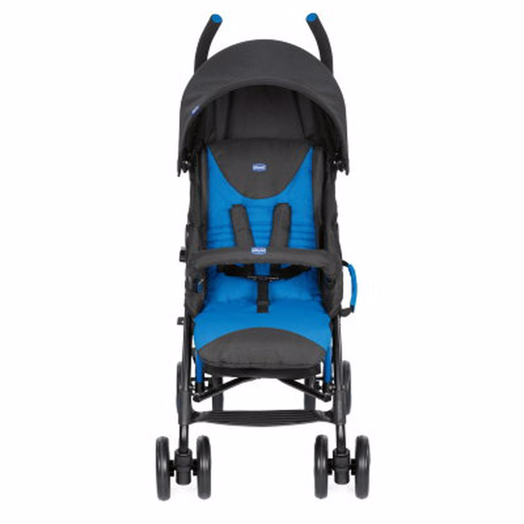 Carrinho de Bebê Echo com Bumper Bar Chicco Azul