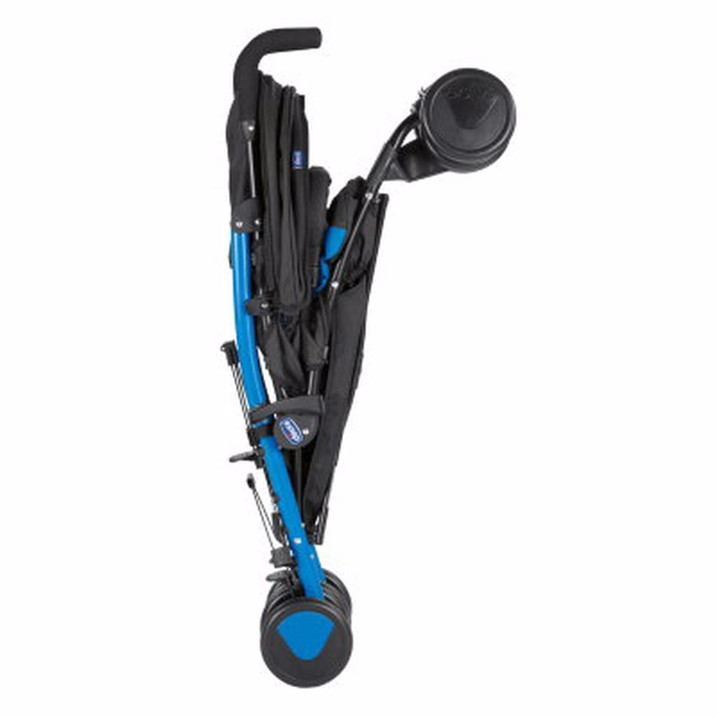 Carrinho de Bebê Echo com Bumper Bar Chicco Azul