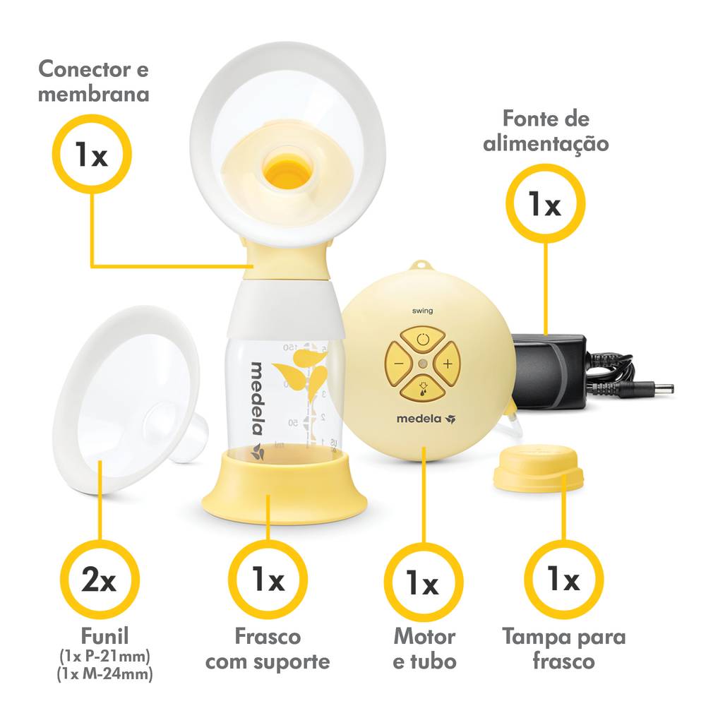 Extrator de Leite Elétrico Duplo Swing Maxi Flex Medela
