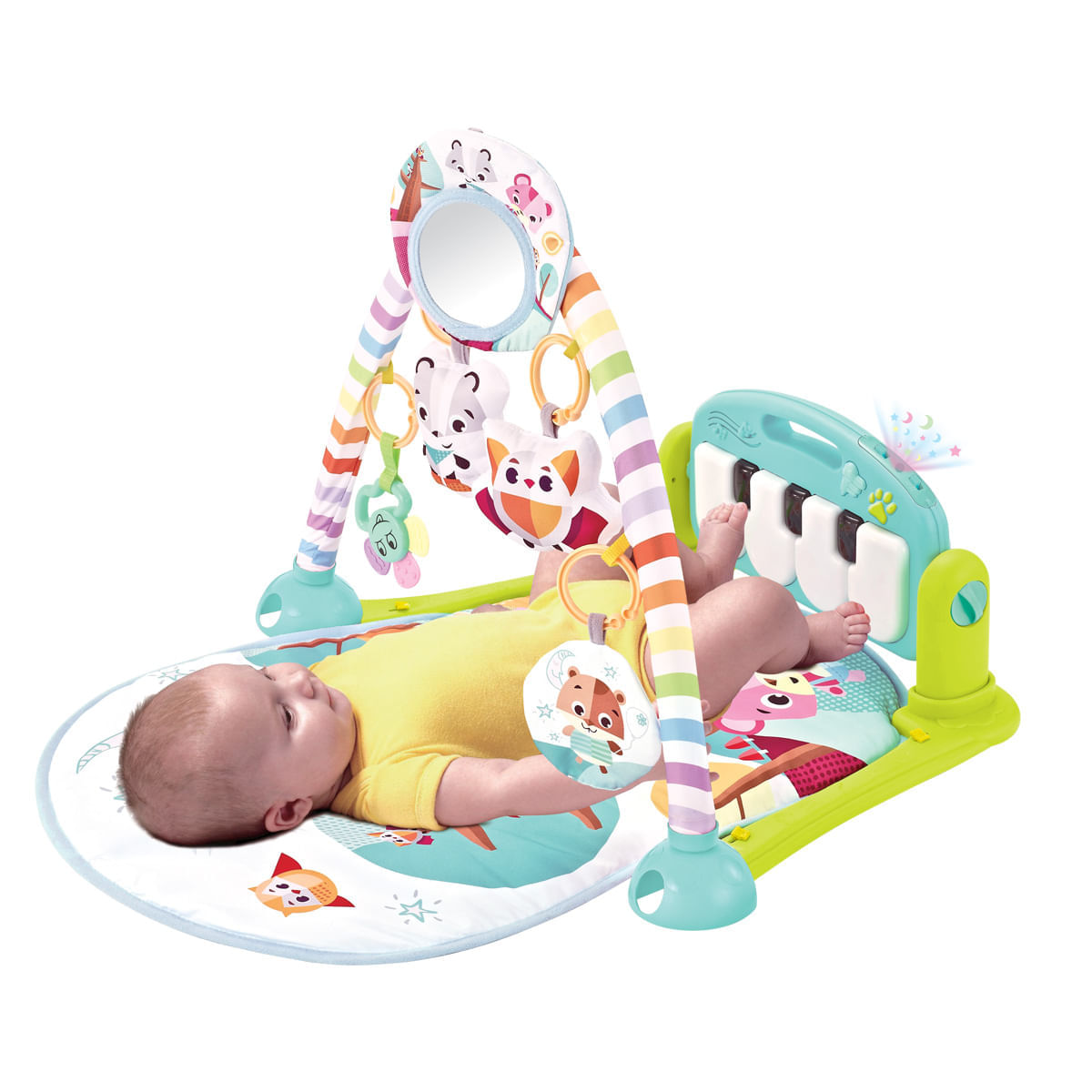 Tapete de Atividades com Piano e Bluetooth Pastime 2.0  Azul-Maxibaby