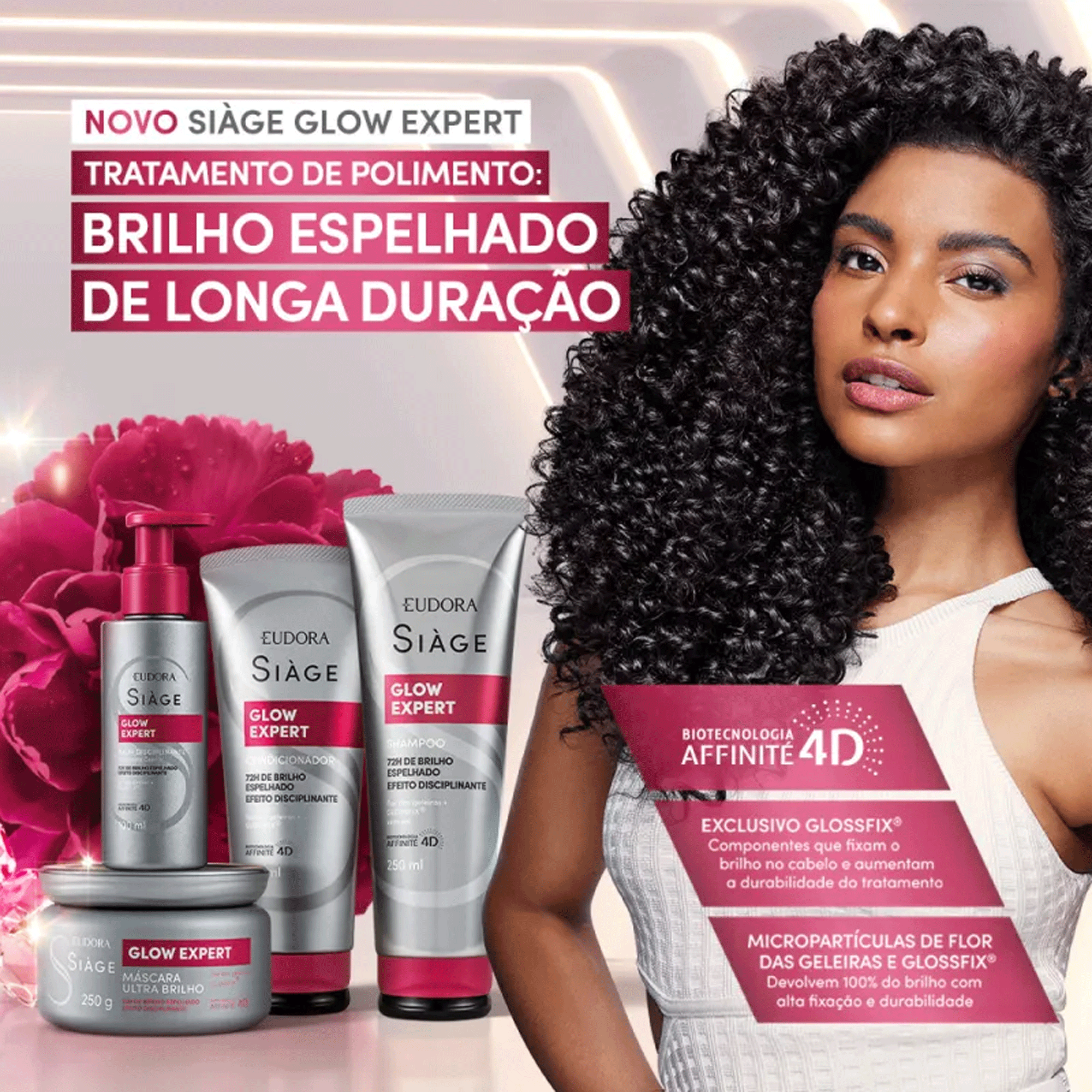 Condicionador Siàge Glow Expert Eudora 200ml