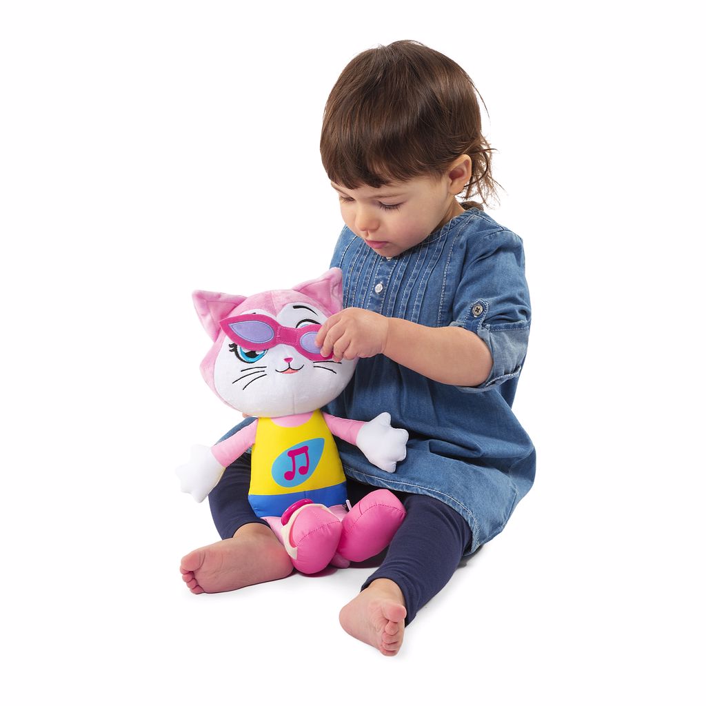 Brinquedo Educativo Pelúcia Musical Milady 44 Gatos Chicco