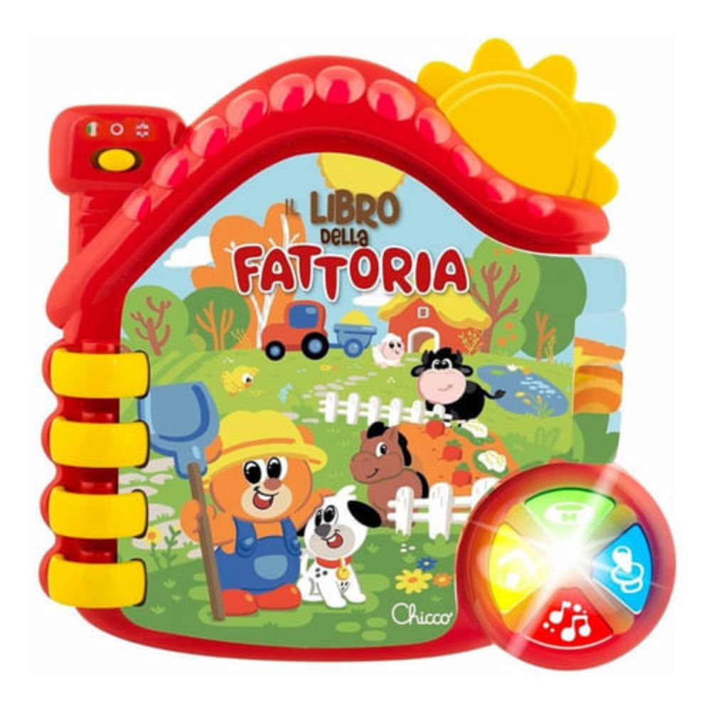 Brinquedo Educativo O Livro Da Fazenda Bilíngue Chicco