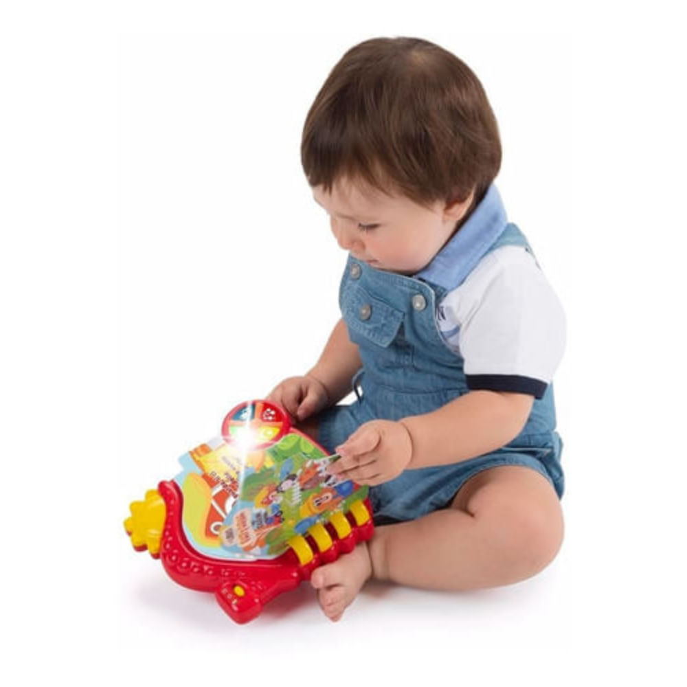 Brinquedo Educativo O Livro Da Fazenda Bilíngue Chicco