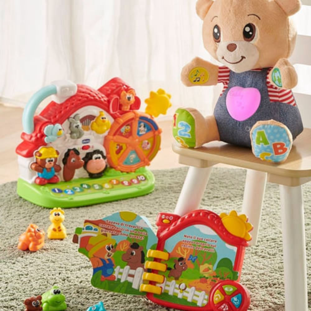 Brinquedo Educativo O Livro Da Fazenda Bilíngue Chicco