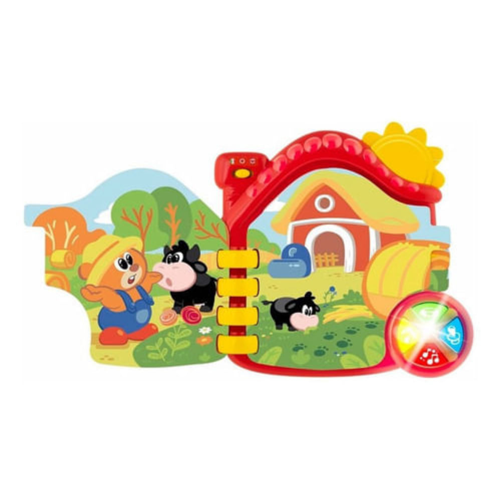 Brinquedo Educativo O Livro Da Fazenda Bilíngue Chicco