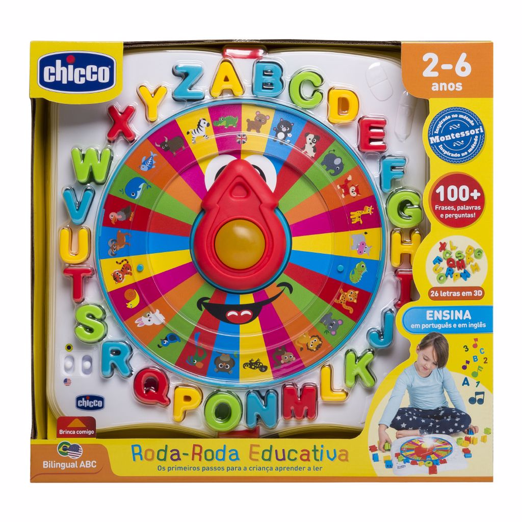 Brinquedo Educativo Roda-Roda Educativa Chicco
