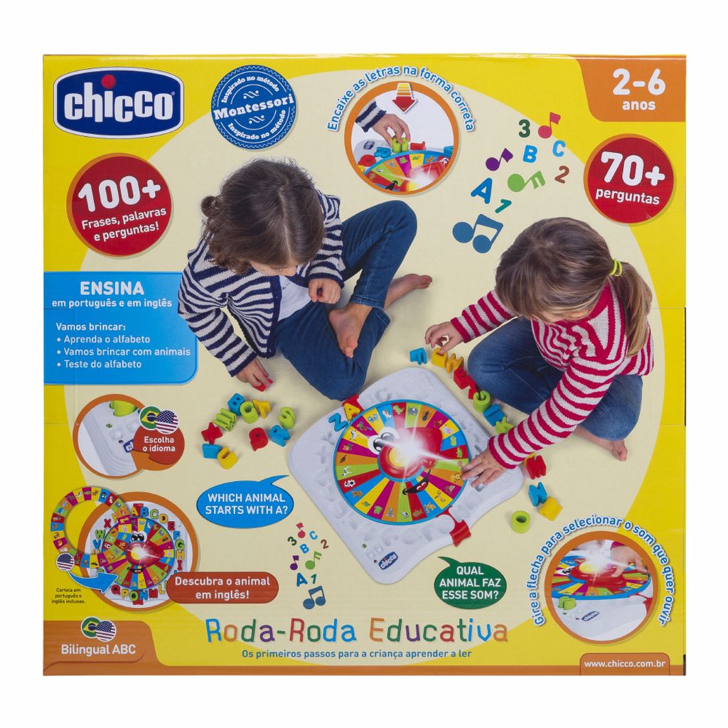Brinquedo Educativo Roda-Roda Educativa Chicco