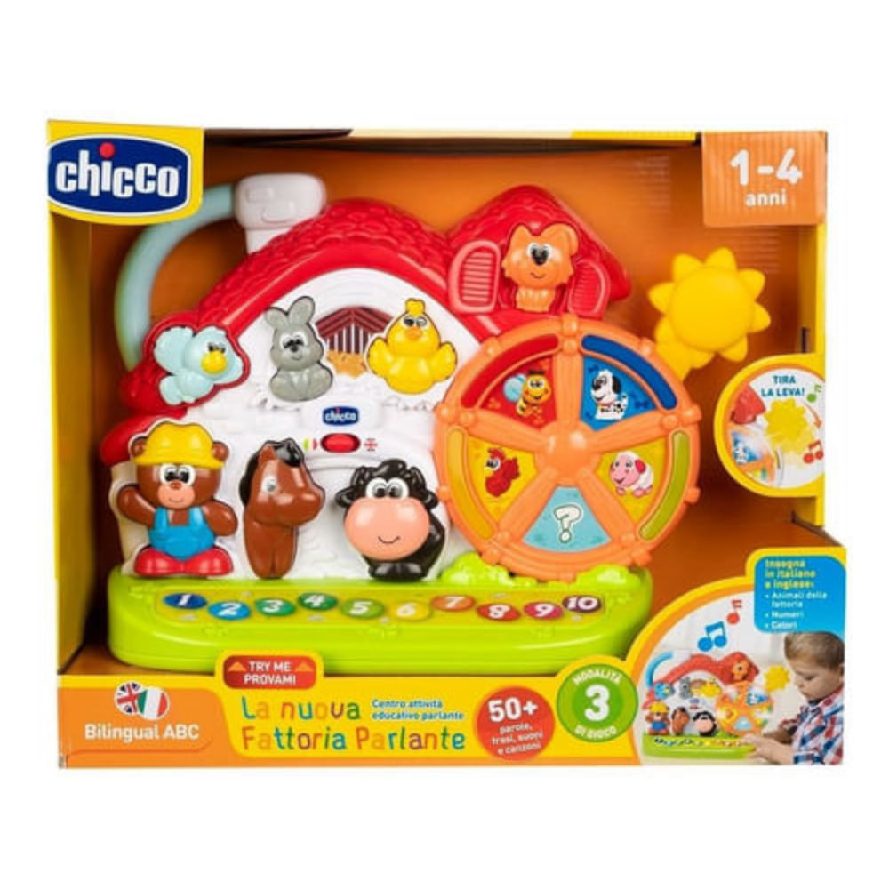 Brinquedo Educativo Nova Fazendinha Bilíngue Chicco