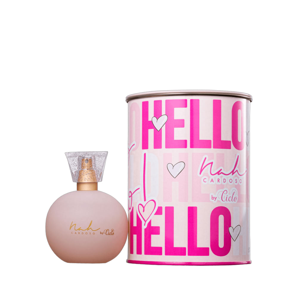 Perfume Feminino Ciclo Cosméticos Hello Hello! Nah Cardoso Deo Colônia Lata 100ml