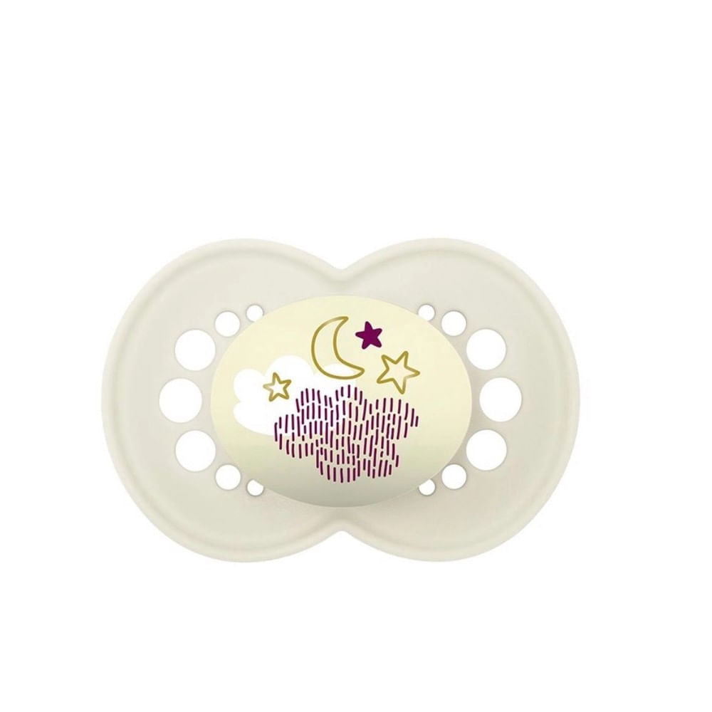 Chupeta de Silicone MAM Night & Days Coruja 6 Meses