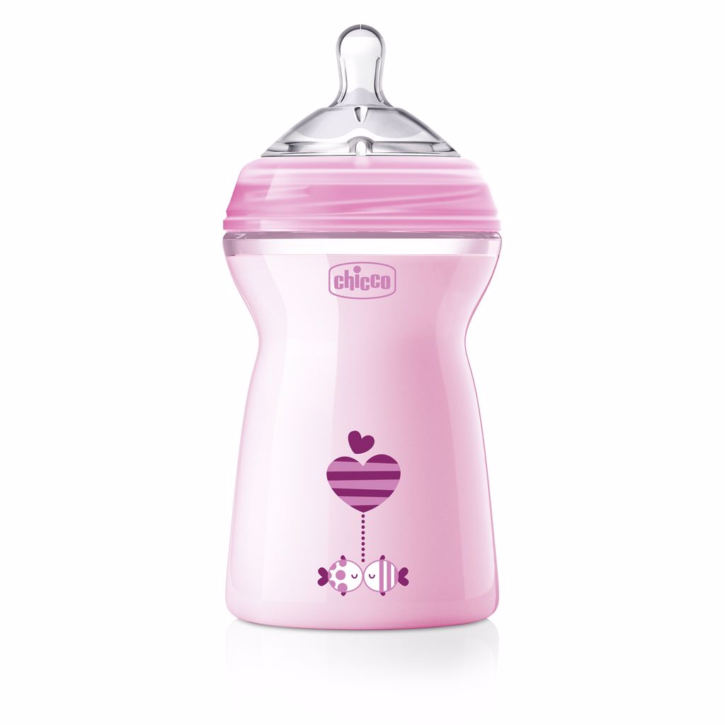 Kit 2 Mamadeiras Step Up Rosa Chicco