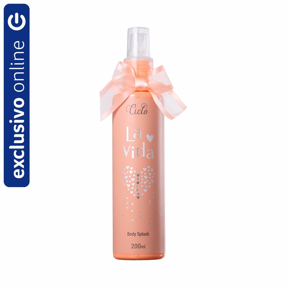 Body Spray Ciclo Cosméticos La Vida  Deo Colônia 200ml