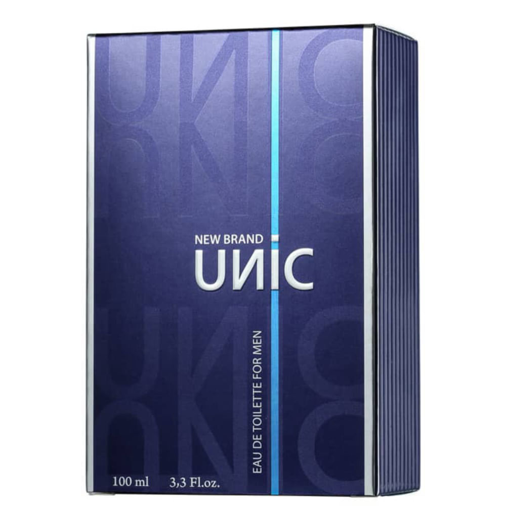 Perfume Masculino New Brand Unic Eau de Toilette 100ml