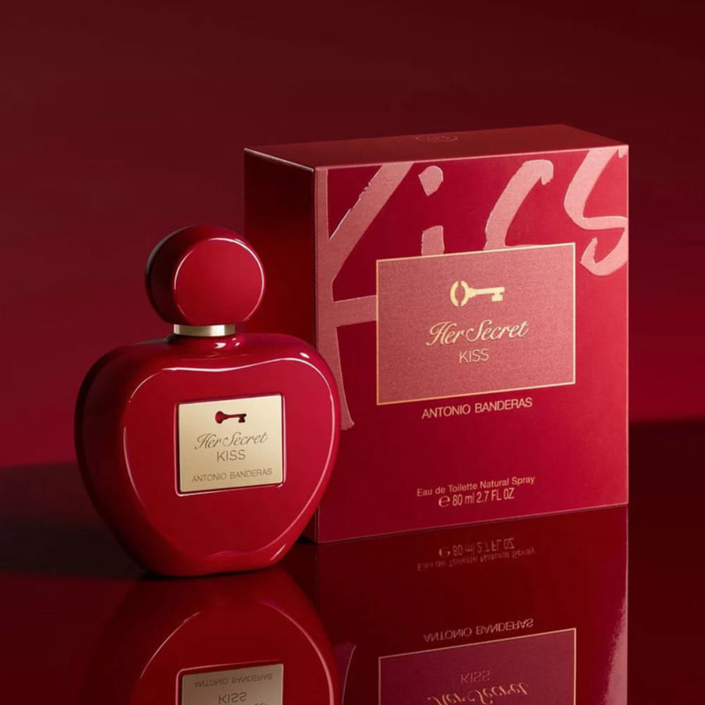 Perfume Feminino Antonio Banderas Her Secret Kiss Eau de Toilette 80ml