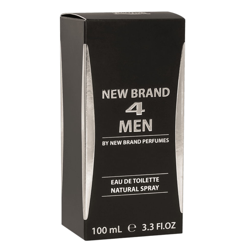 Perfume Masculino 4 Men New Brand Eau de Toilette 100ml