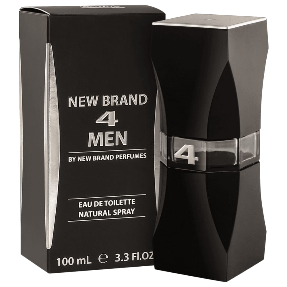 Perfume Masculino 4 Men New Brand Eau de Toilette 100ml