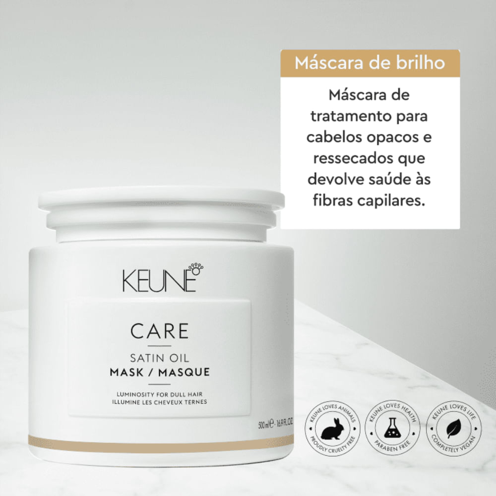 Máscara Capilar Keune Care Satin Oil 500ml