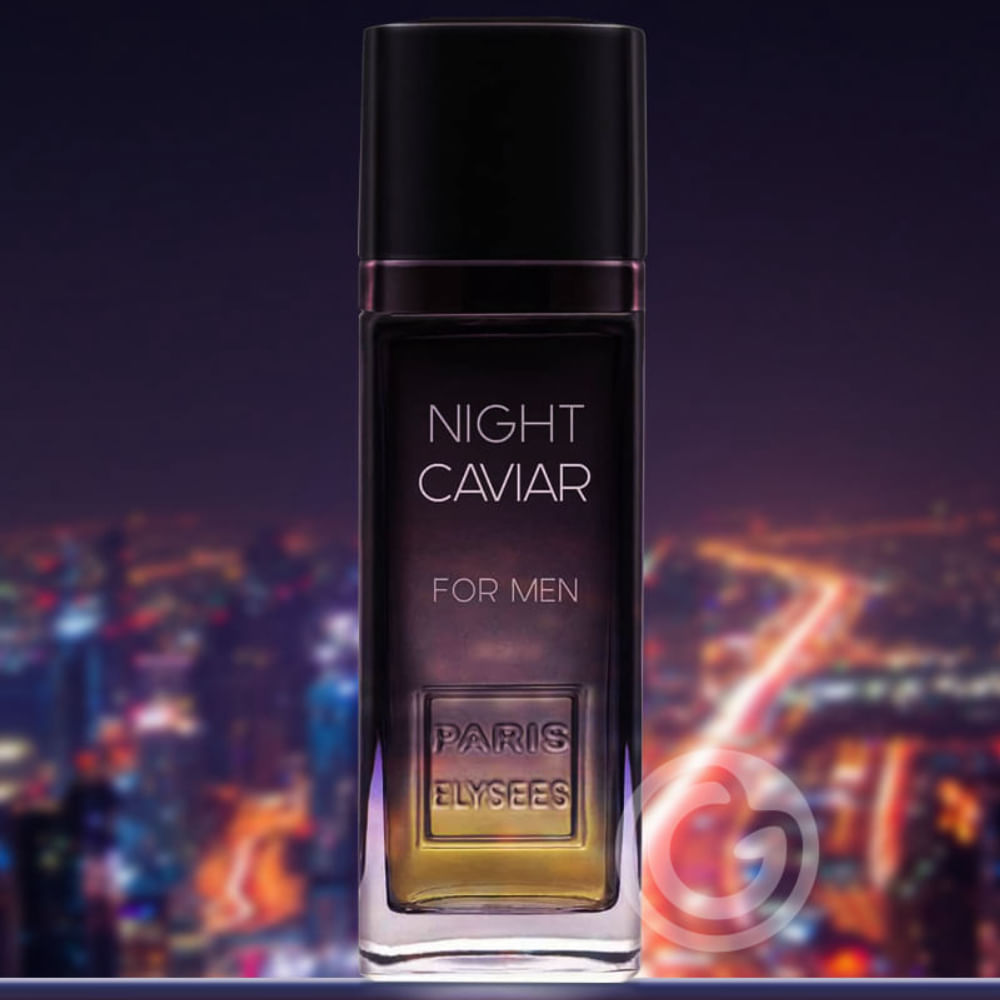 Paris Elysees Night Caviar&nbsp;For Men Eau De Toilette - Perfume Masculino 100ml