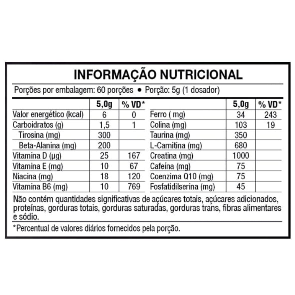 Suplemento Alimentar Bone Crusher Game On Black Skull 300g Sabor Abacaxi com Hortelã