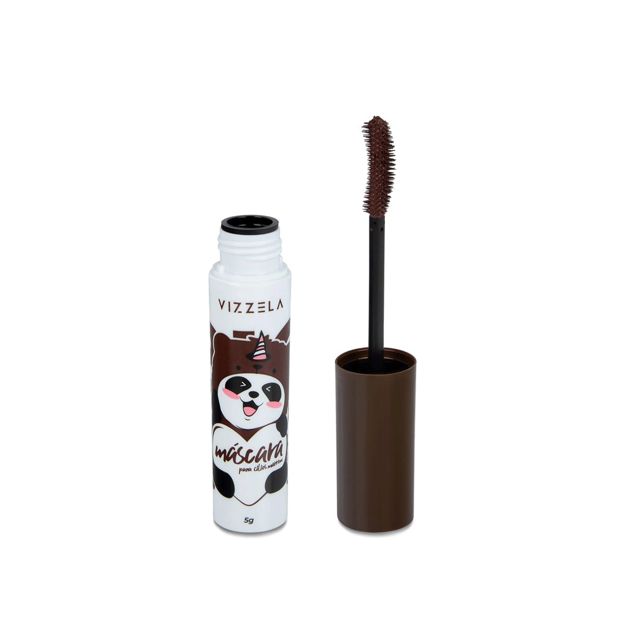 Máscara de Cílios Vizzela Big No Panda Brown 5g