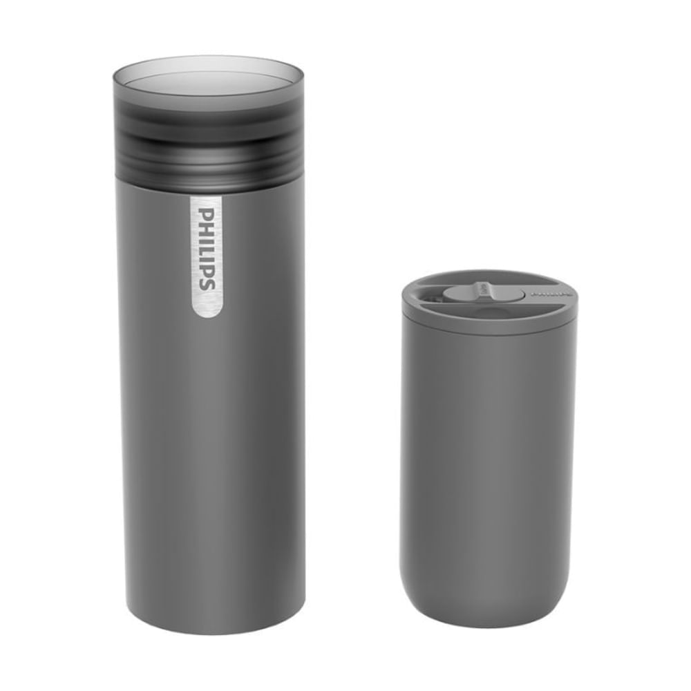 Garrafa de Água 2 em 1 AWP2755BK Philips Water 400ml