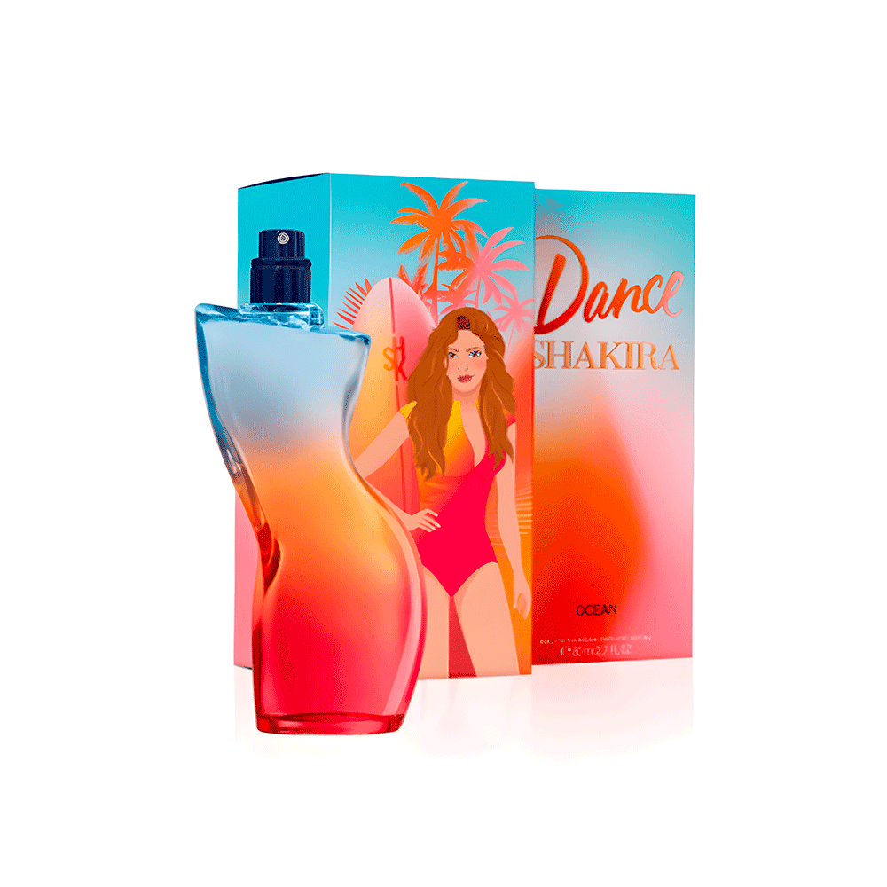 Perfume Feminino Shakira Dance Ocean Eau De Toilette 80ml