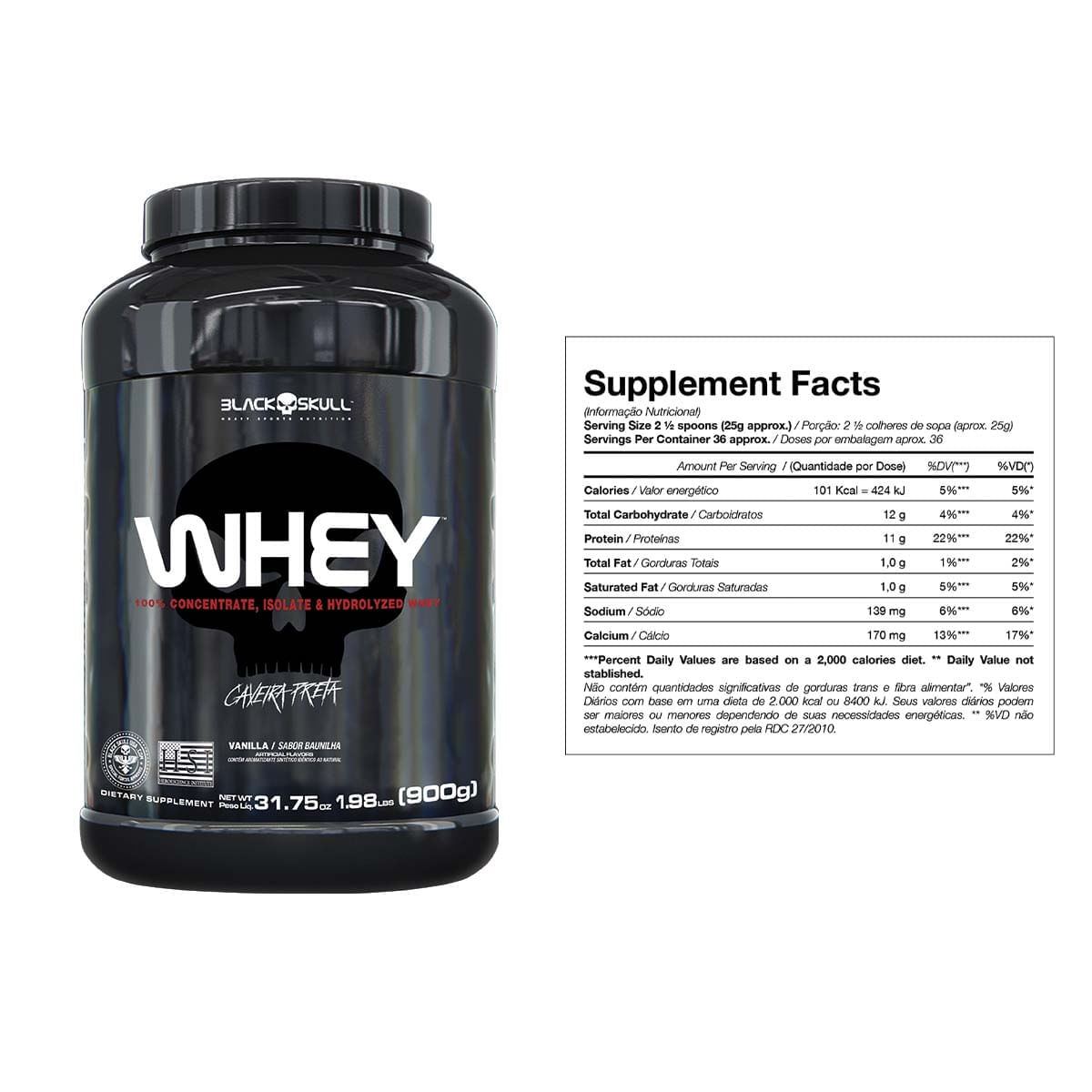 KIT DE SUPLEMENTOS ALIMENTARES WHEY + PRÉ-TREINO BOPE + TERMOGÊNICO (BAUNILHA E LIMÃO)